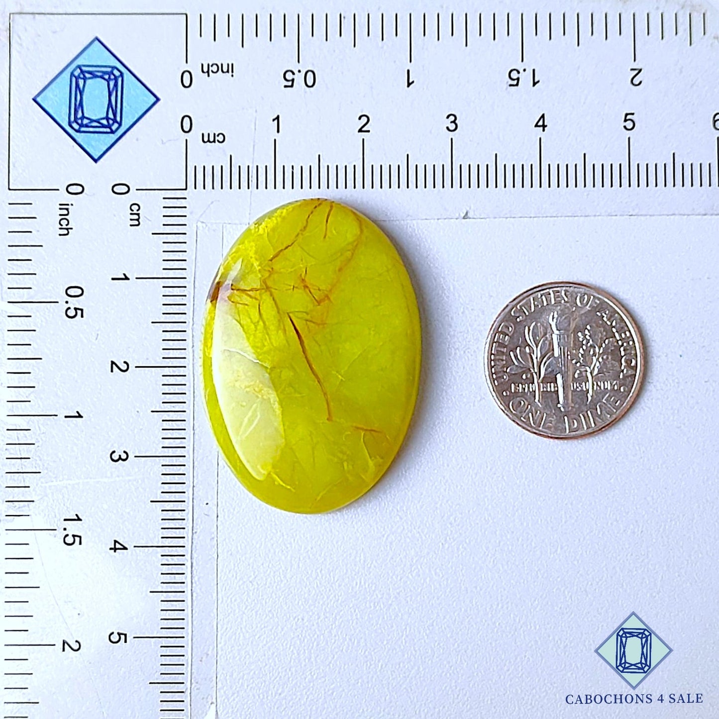 Natural Green Opal Gemstone Oval Cabochons 35*24*6mm from Madagascar available for sale