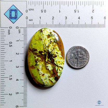 Green Opal Oval Cabochons