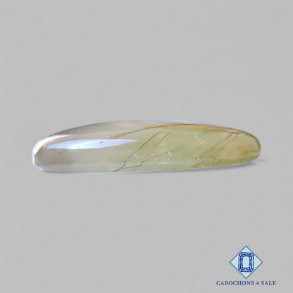Green Rutile Quartz Oval Cabochons