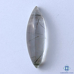 Green Rutile Quartz Marquise Cabochons 25x8x6mm