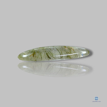 Green Rutile Quartz Oval Cabochons