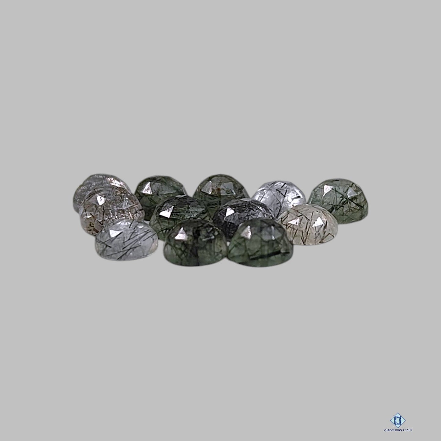 Green Rutile Quartz Round Calibrated