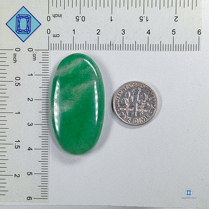 Green Strawberry Oval Cabochons