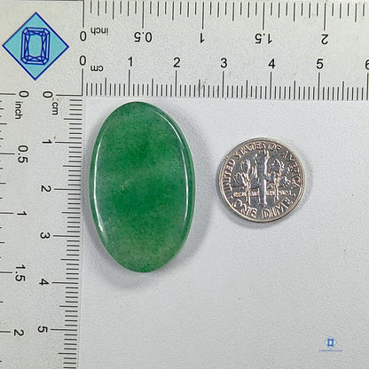 Green Strawberry Oval Cabochons