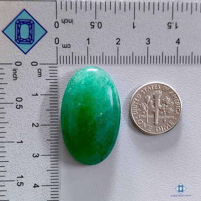 Green Strawberry Quartz Oval Cabochons