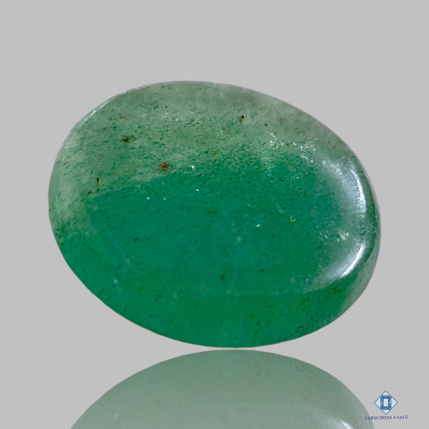 Green Strawberry Quartz Round Cabochons