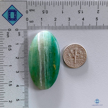 Green Strawberry Quartz Oval Cabochons