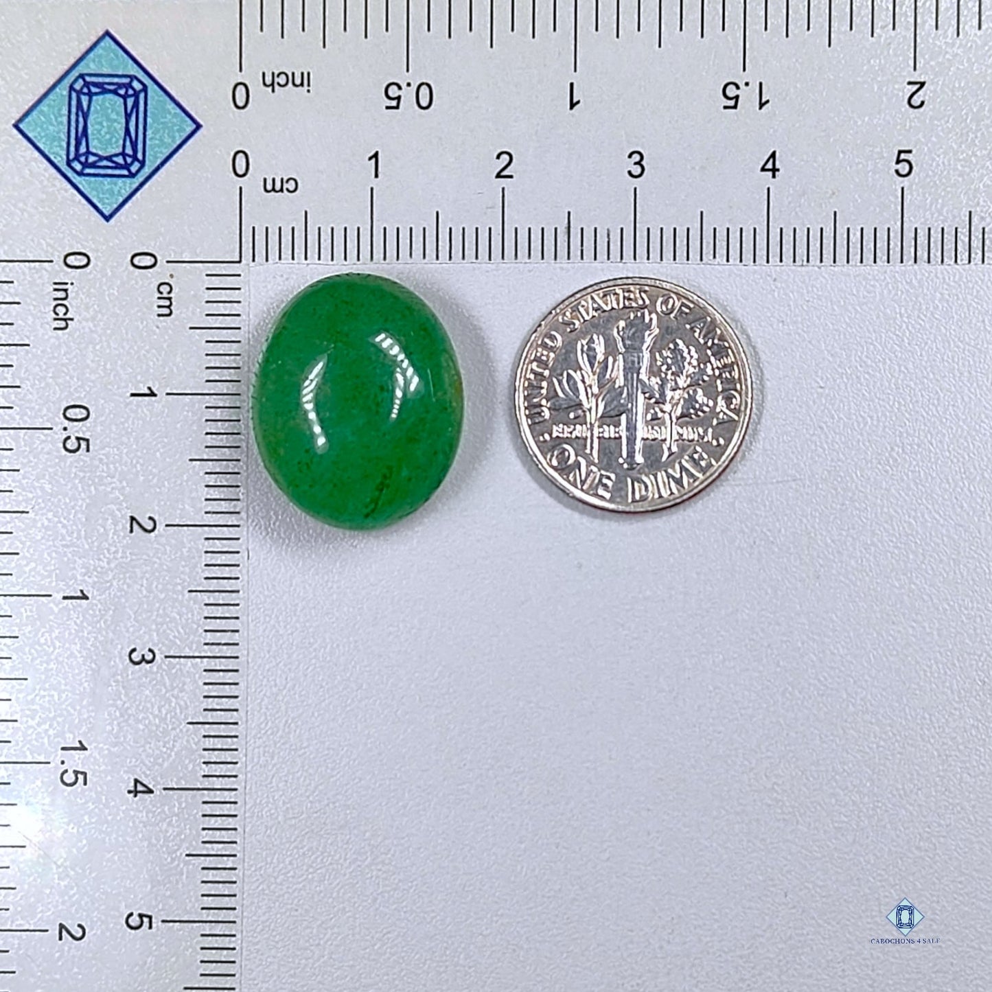 Green Strawberry Quartz Oval Cabochons