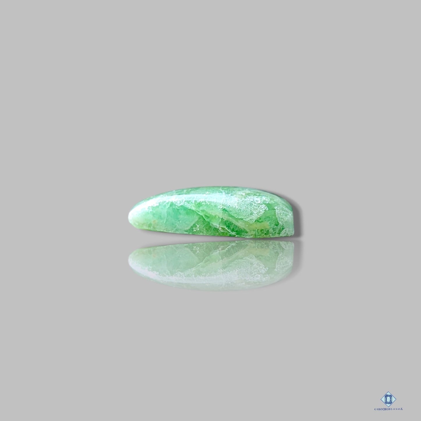 Green Strawberry Quartz Coffin Cabochons