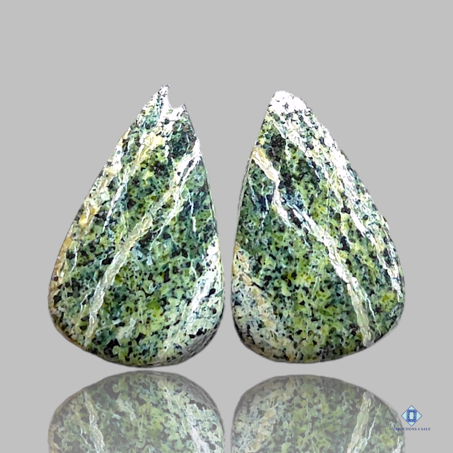 Green Swiss Opal-c4sw1503-pear-Green-Pairs