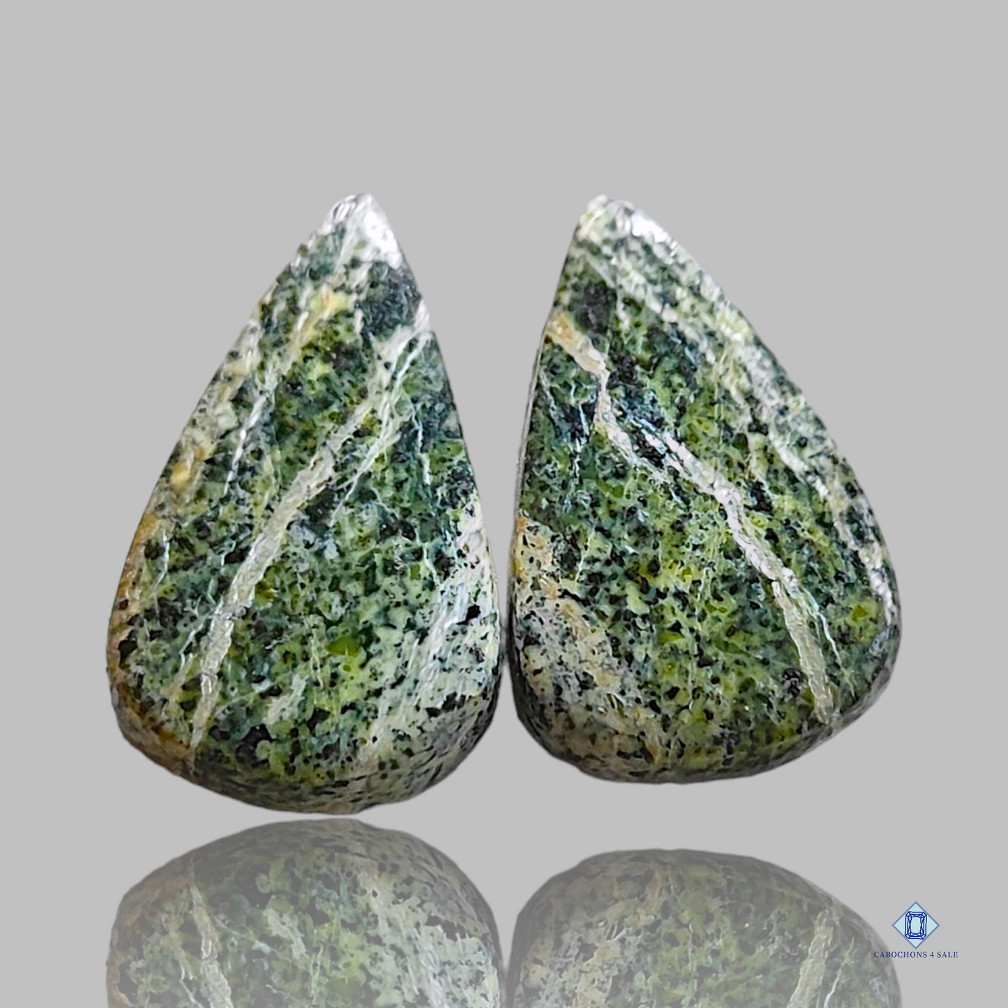 Green Swiss Opal-pear-Pairs