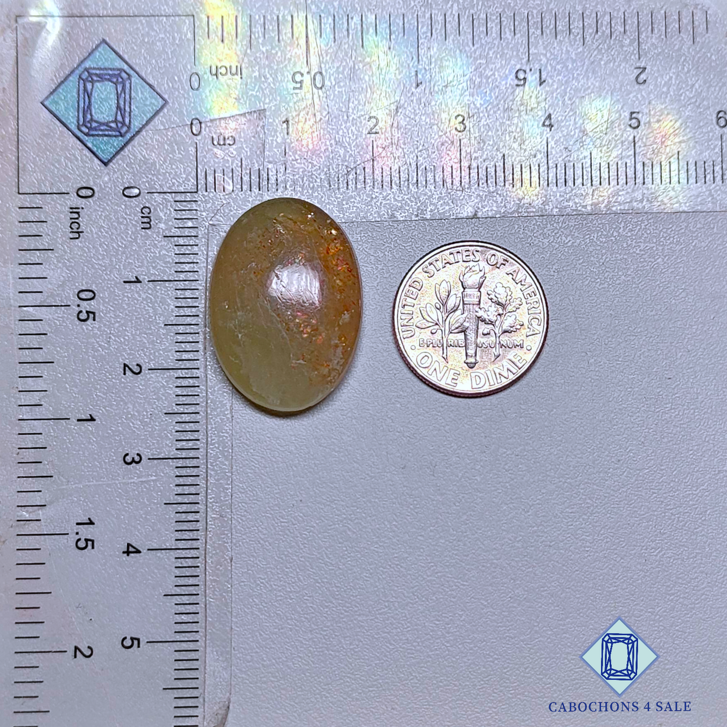 Green Tanzanian Sunstone