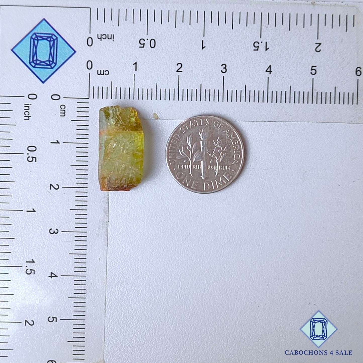 Piedra preciosa aguamarina verde natural drusa de 19 x 10 x 8 mm, procedente de Brasil, disponible para la venta.