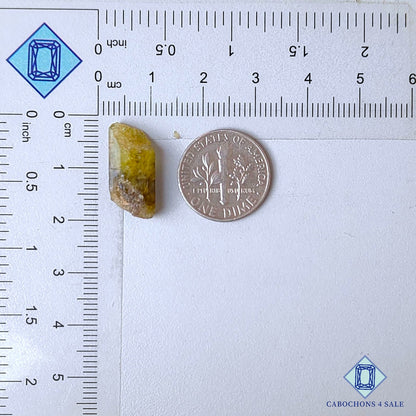 Natural Green Aquamarine Gemstone Fancy Druzy 19*9*7mm from Brazil  available for sale