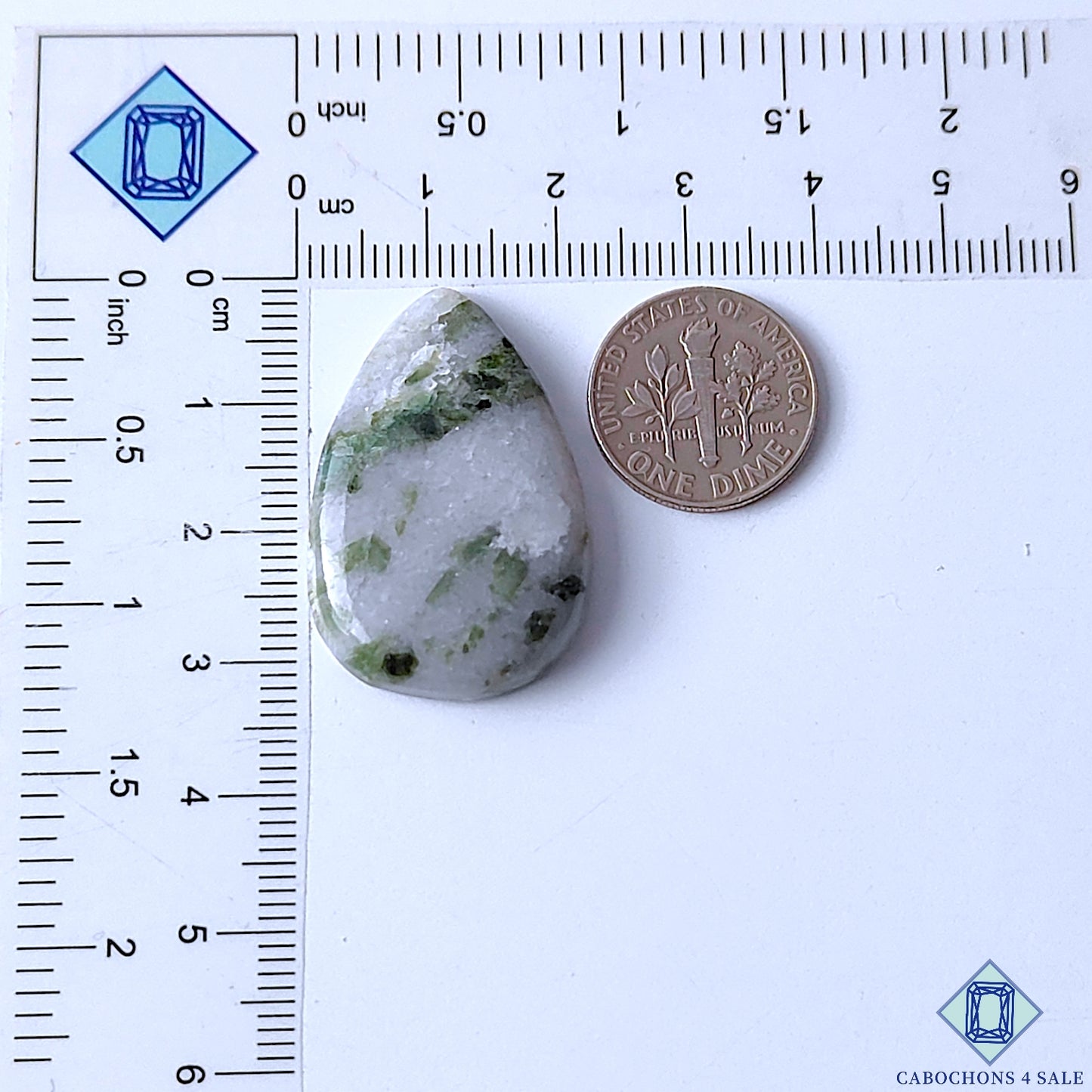 Green Tourmaline Quartz