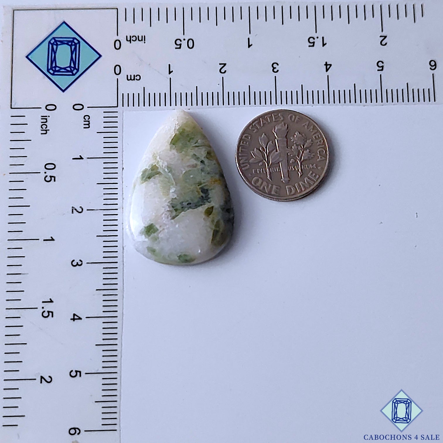 Green Tourmaline Quartz
