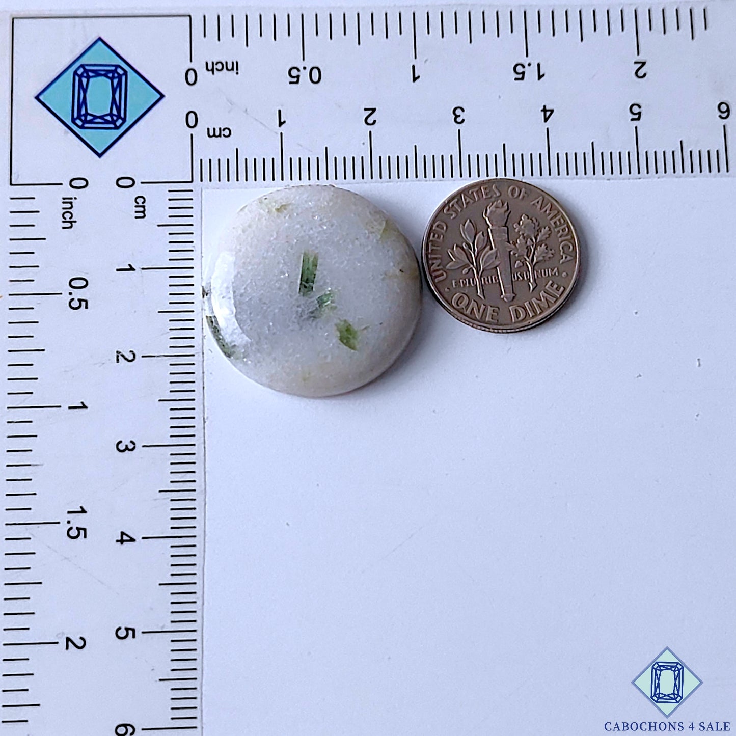 Green Tourmaline Quartz