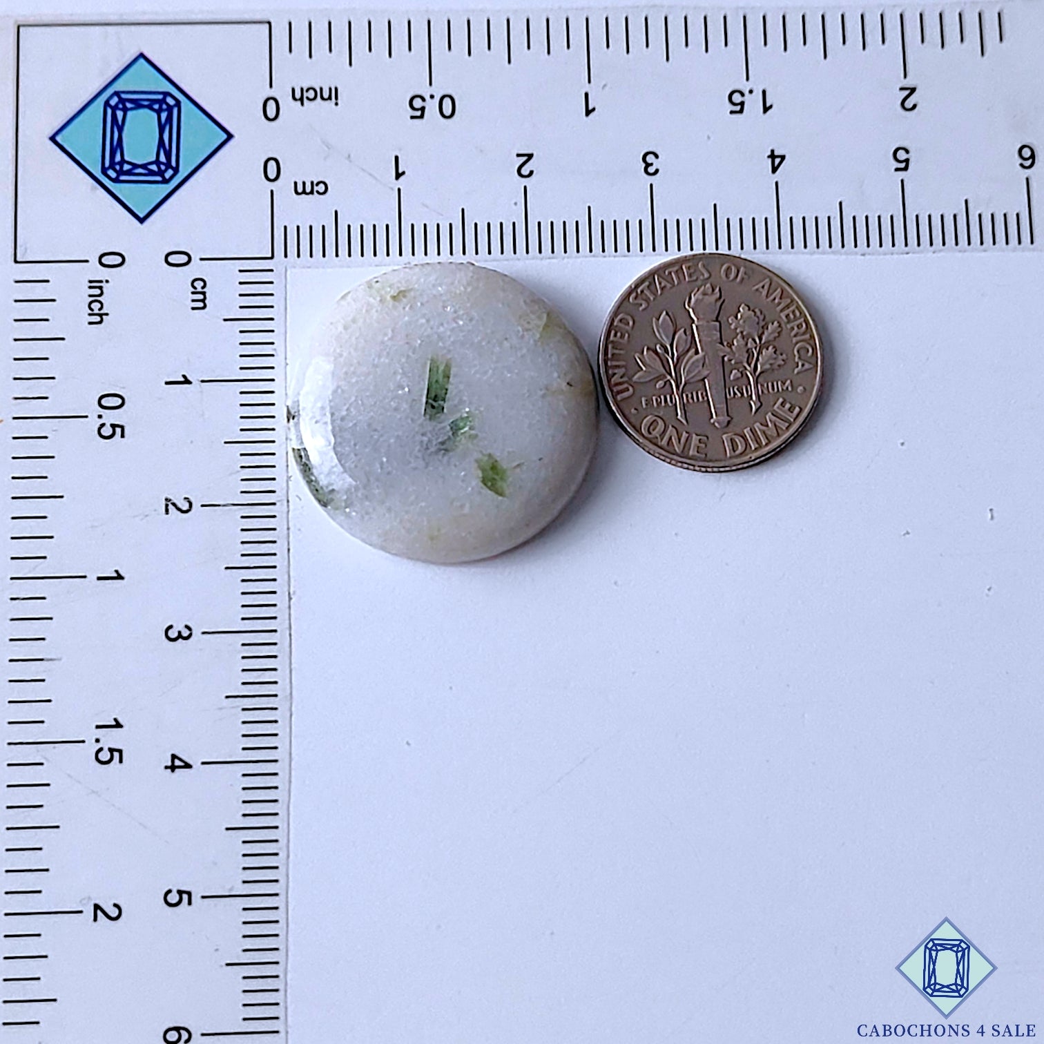 Green Tourmaline Quartz