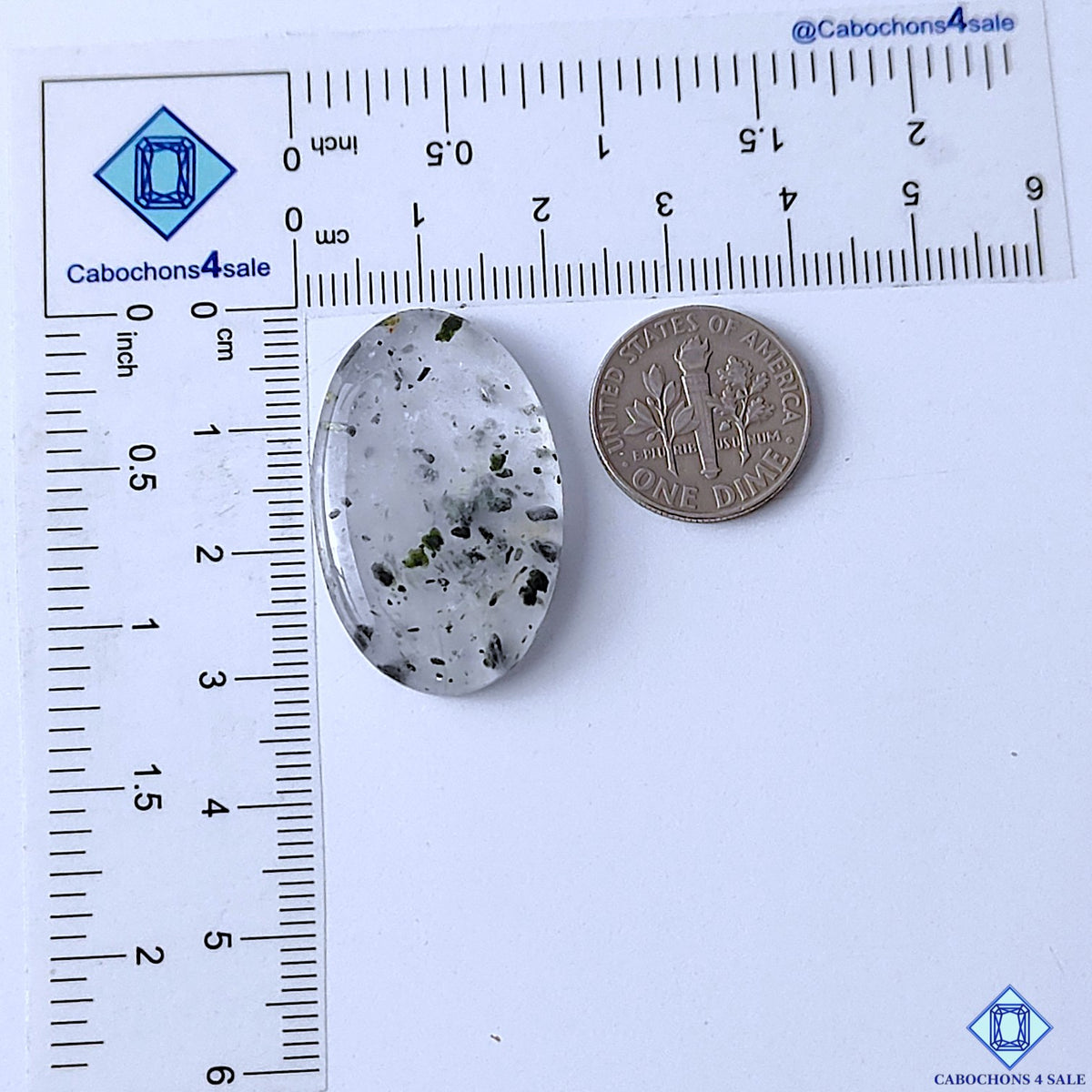 Green Tourmaline Quartz