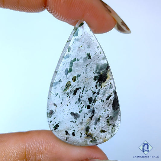 Green Tourmaline Quartz With Pyrite Inclusion