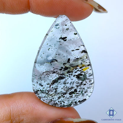 Green Tourmaline Quartz With Pyrite Inclusion