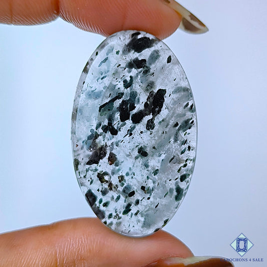 Green Tourmaline Quartz With Pyrite Inclusion