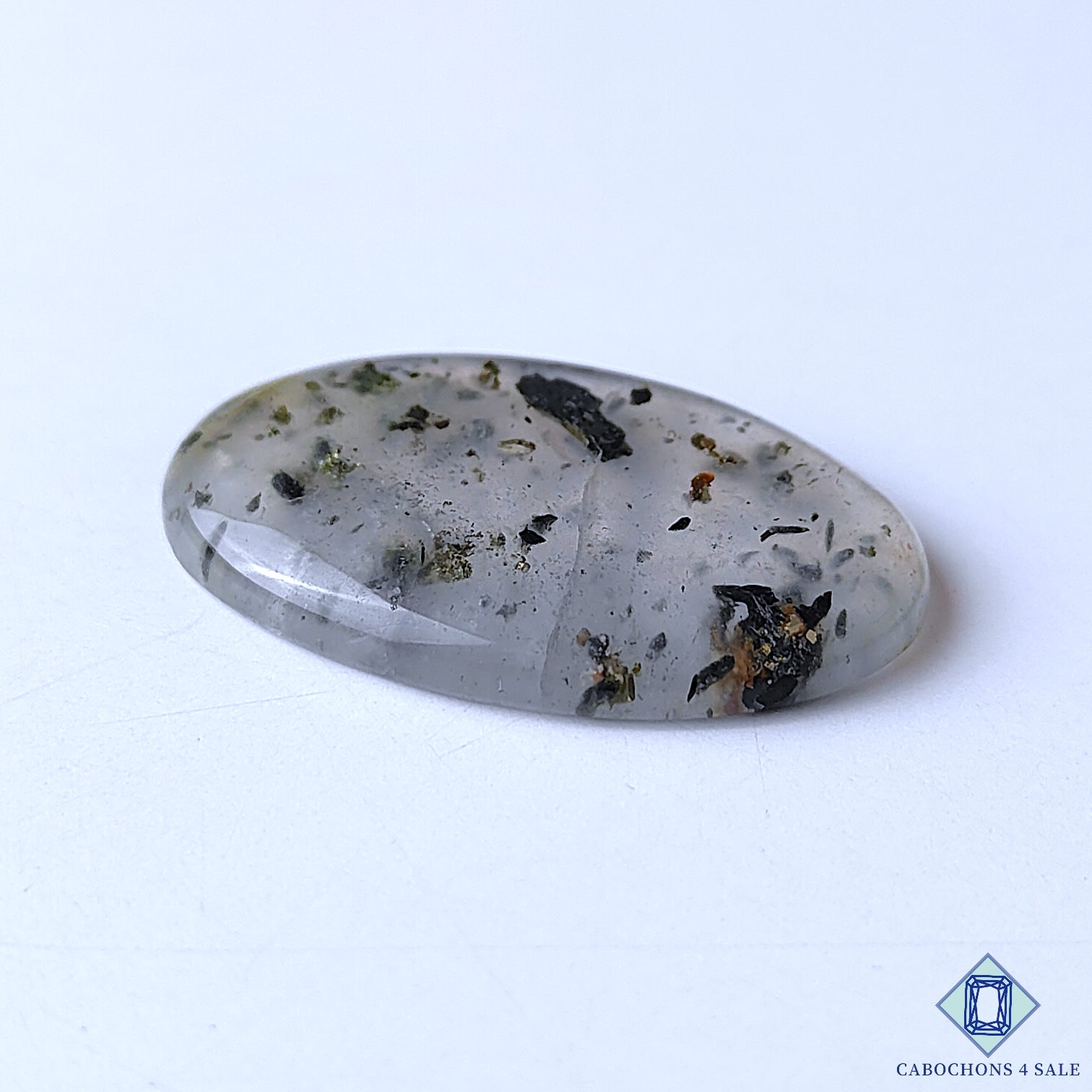 Green Tourmaline Quartz With Pyrite Inclusion