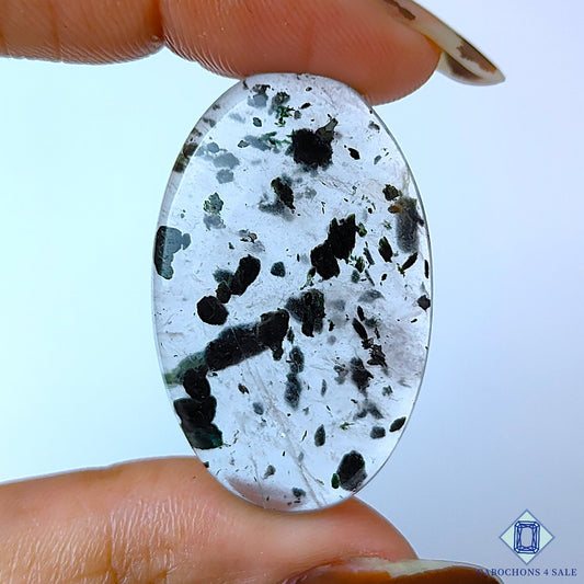 Green Tourmaline Quartz With Pyrite Inclusion