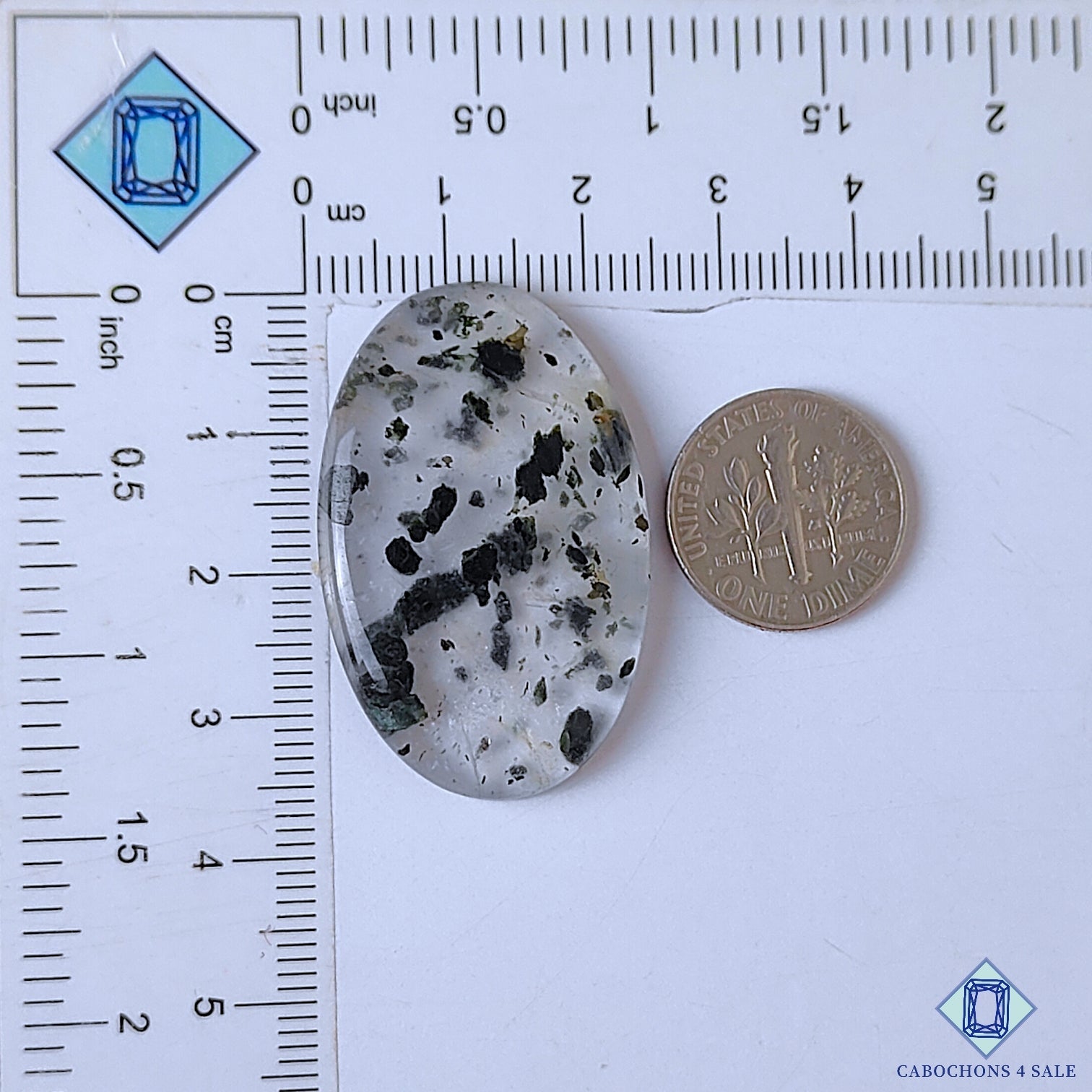 Green Tourmaline Quartz With Pyrite Inclusion