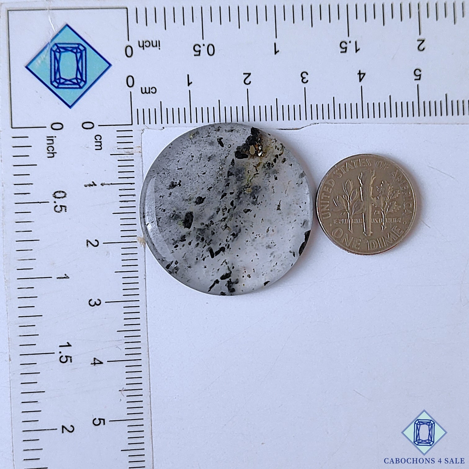 Green Tourmaline Quartz With Pyrite Inclusion