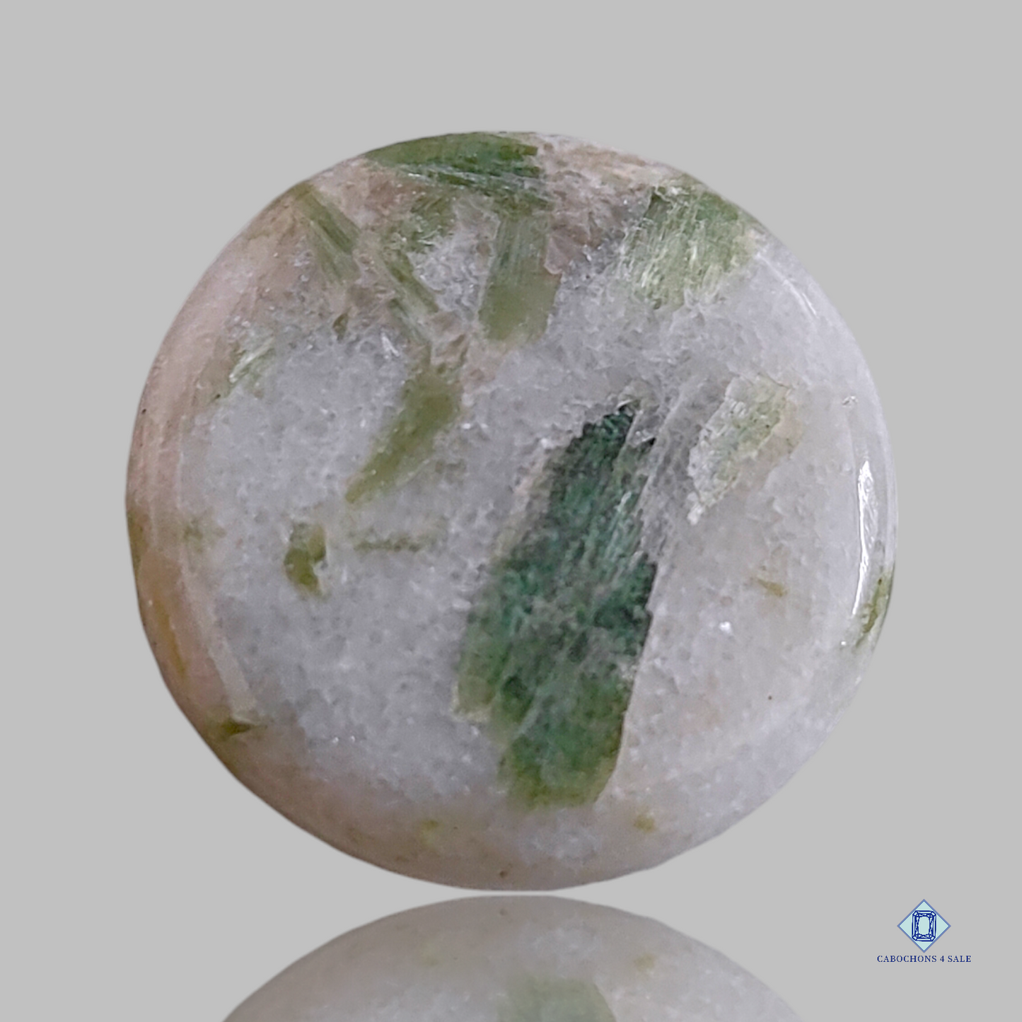 Green Tree Agate-Round-Cabochons