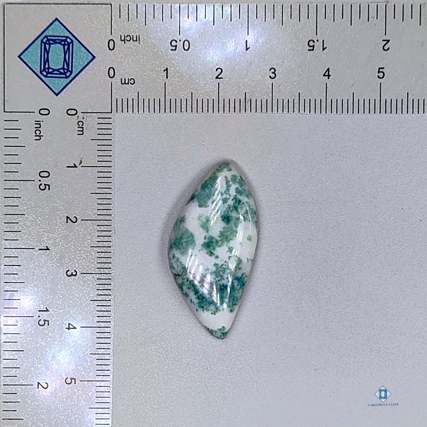 Green Tree Agate Fancy Cabochons