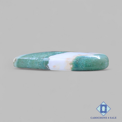 Green Zebra Jasper Pear Cabochons 33*23*5mm