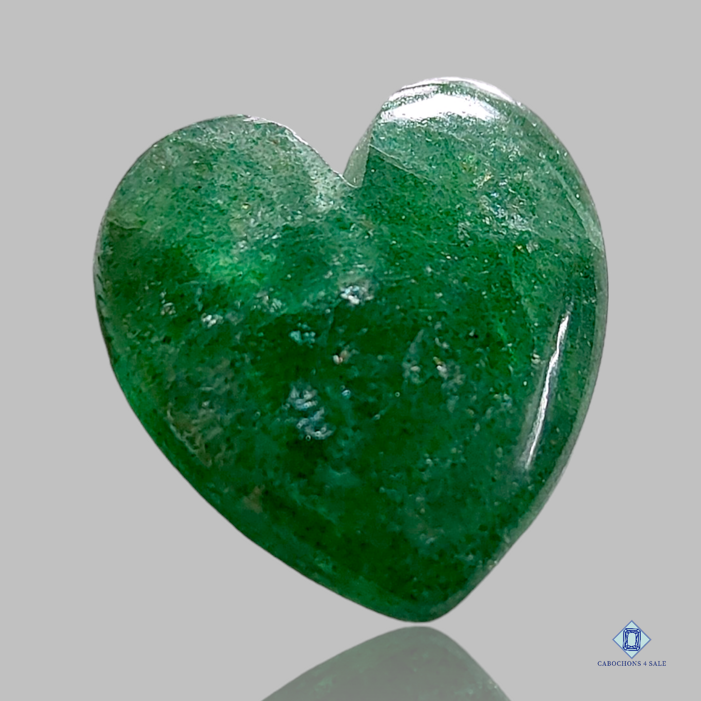 Green strawberry-Heart-Cabochons