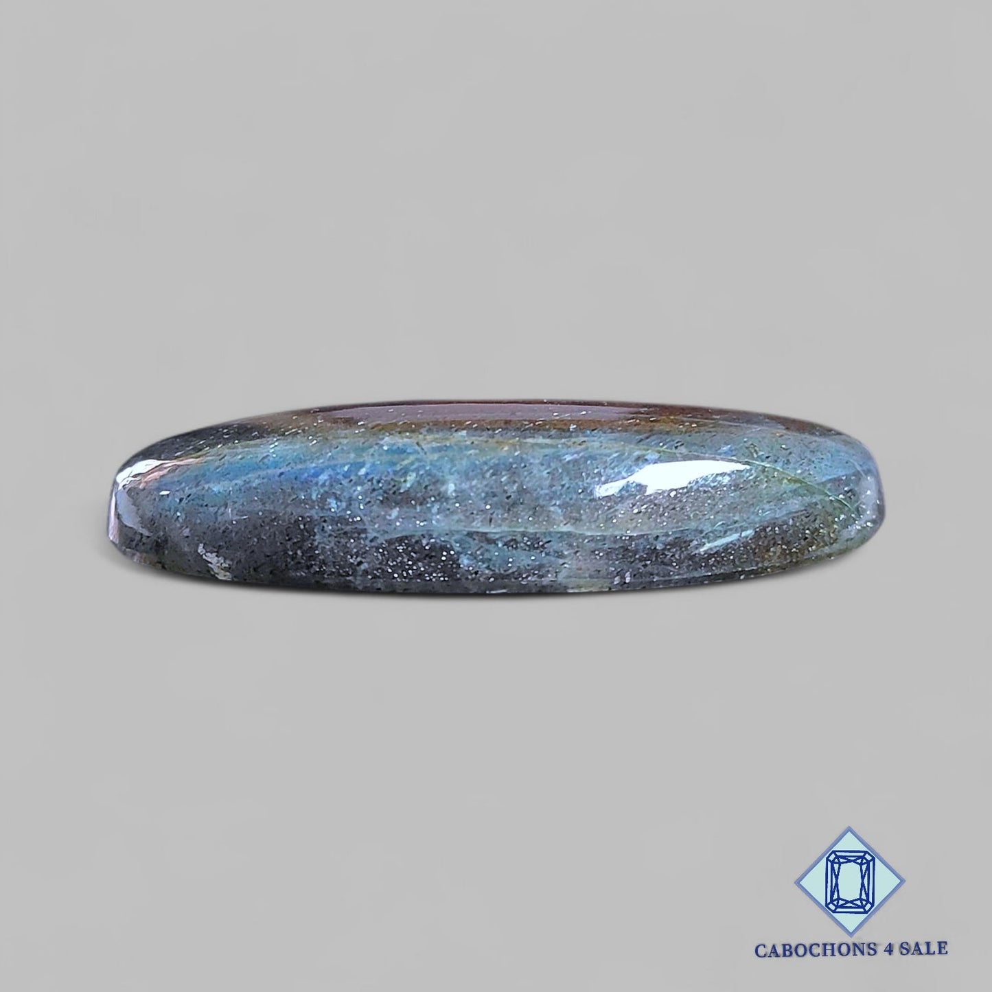Natural Silver Labradorite Gemstone  Oval Cabochons 46*27*9mm from Madagascar available for sale