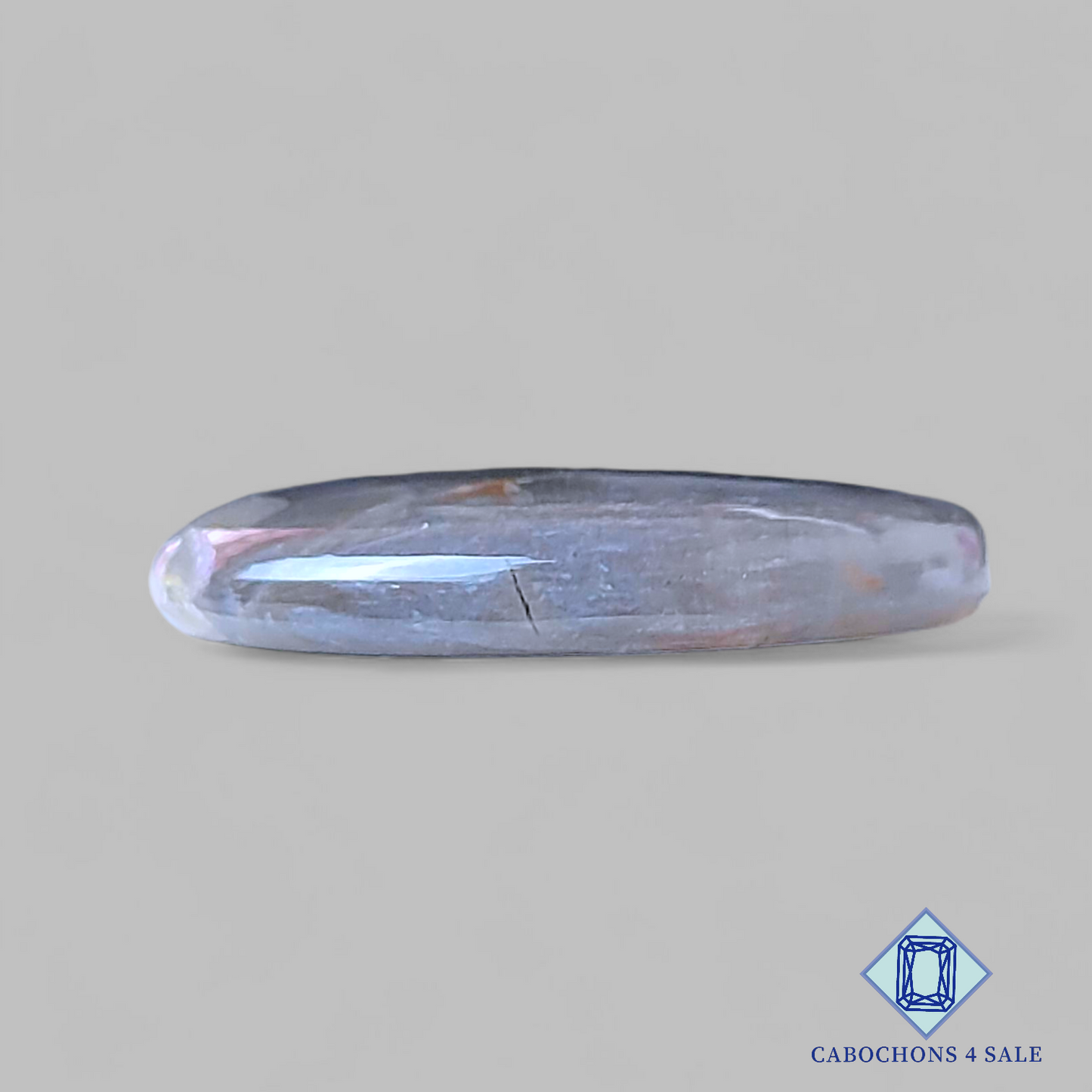 Grey Moonstone Round Cabochons 24*4mm