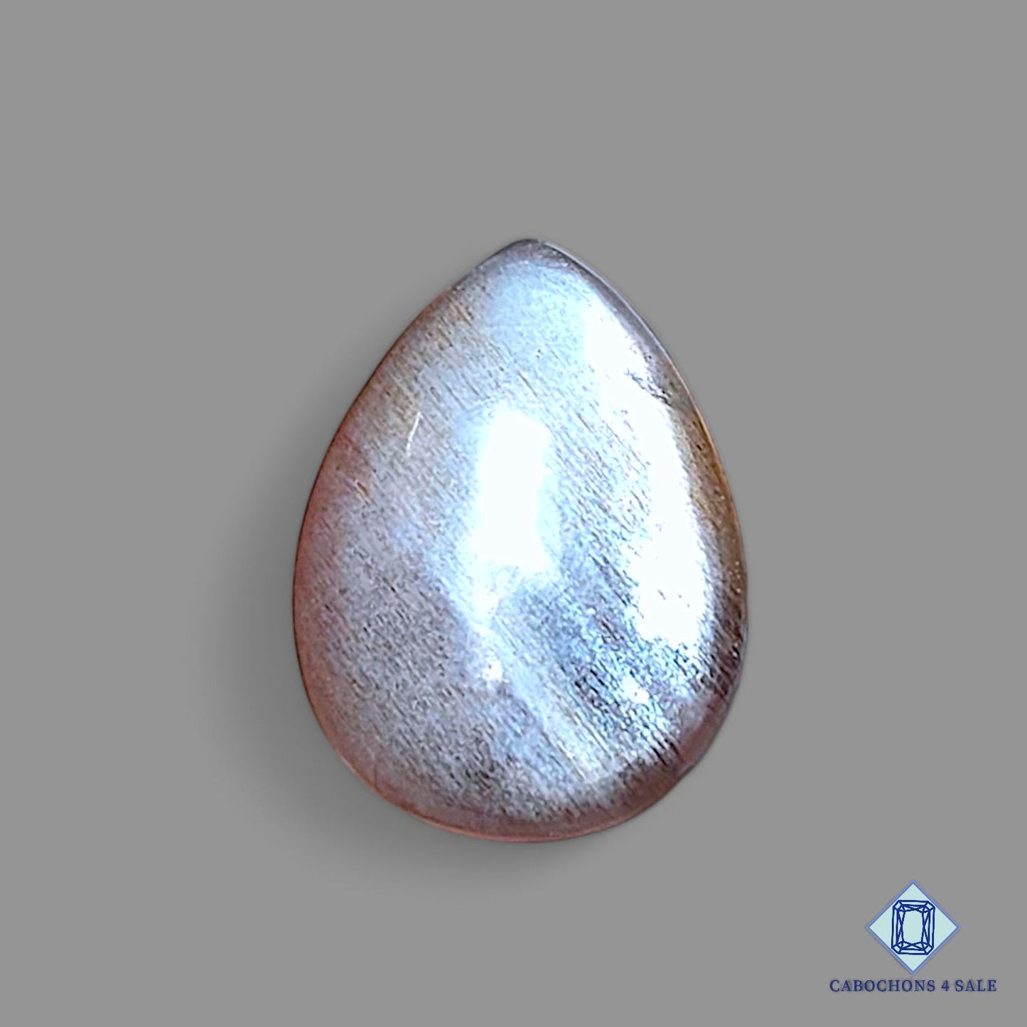 Natural Grey Moonstone Gemstone Pear Cabochons 19*14*3mm from Sri Lanka available for sale