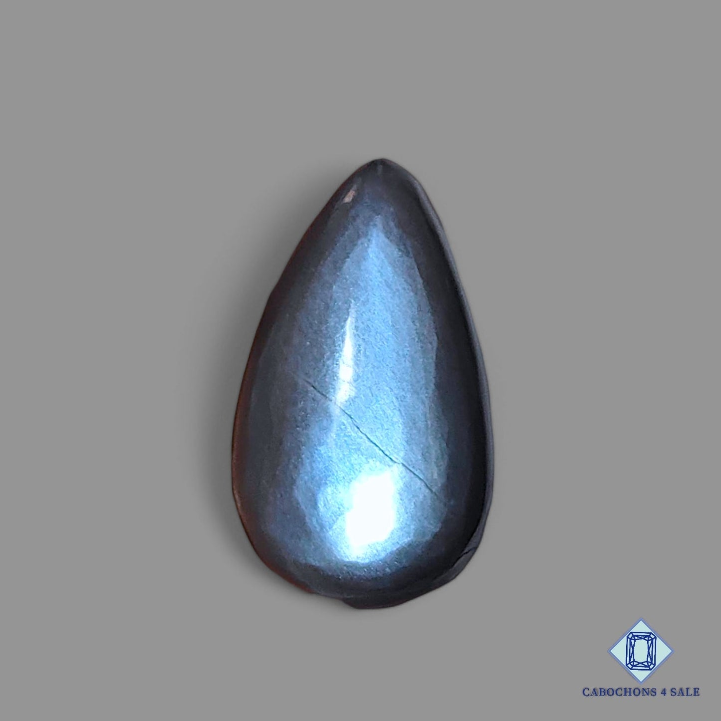 Natural Grey Moonstone Gemstone Pear Cabochons 26*15*9mm from Sri Lanka available for sale