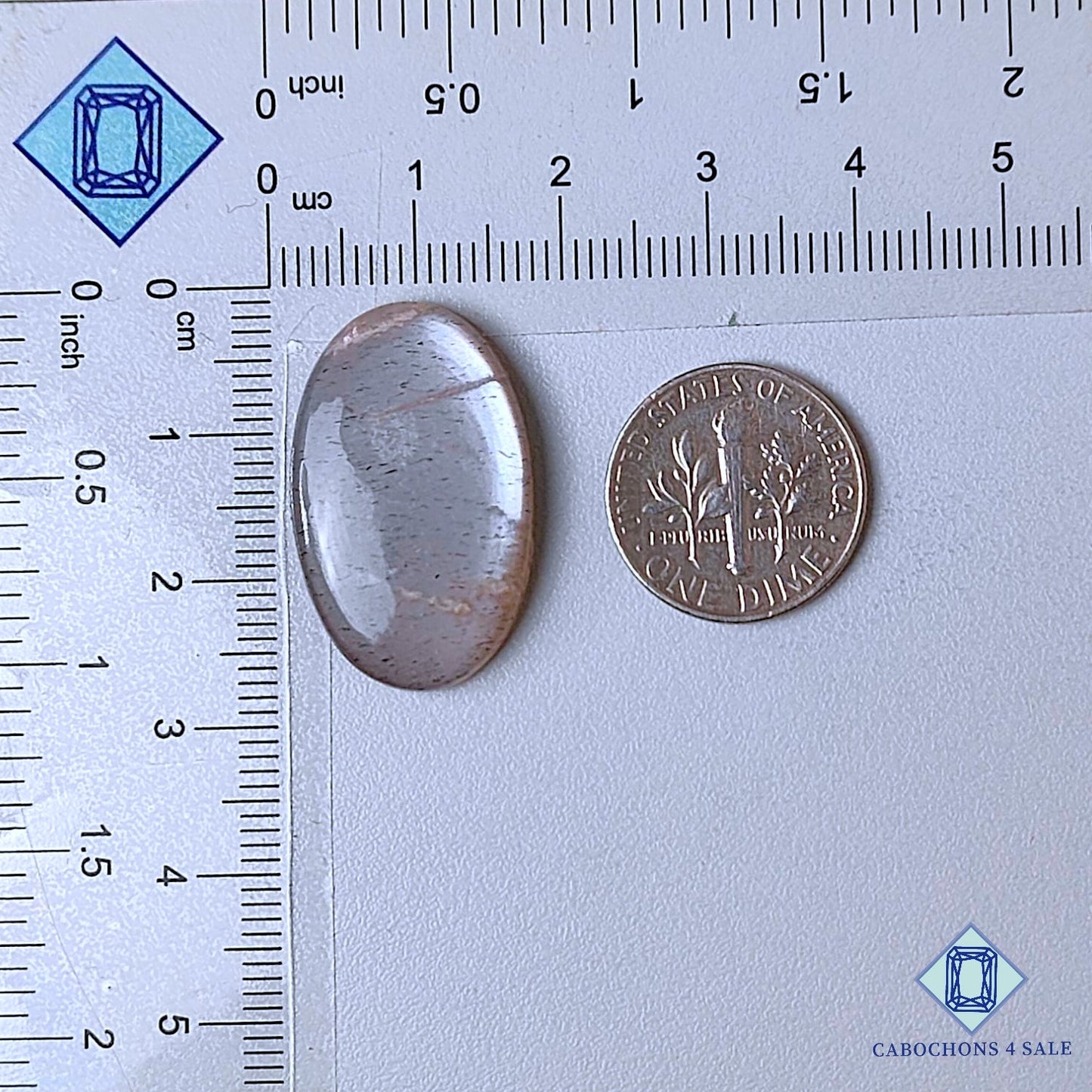 Natural Grey Moonstone Gemstone  Oval Cabochons 26*16*5mm from Sri Lanka available for sale