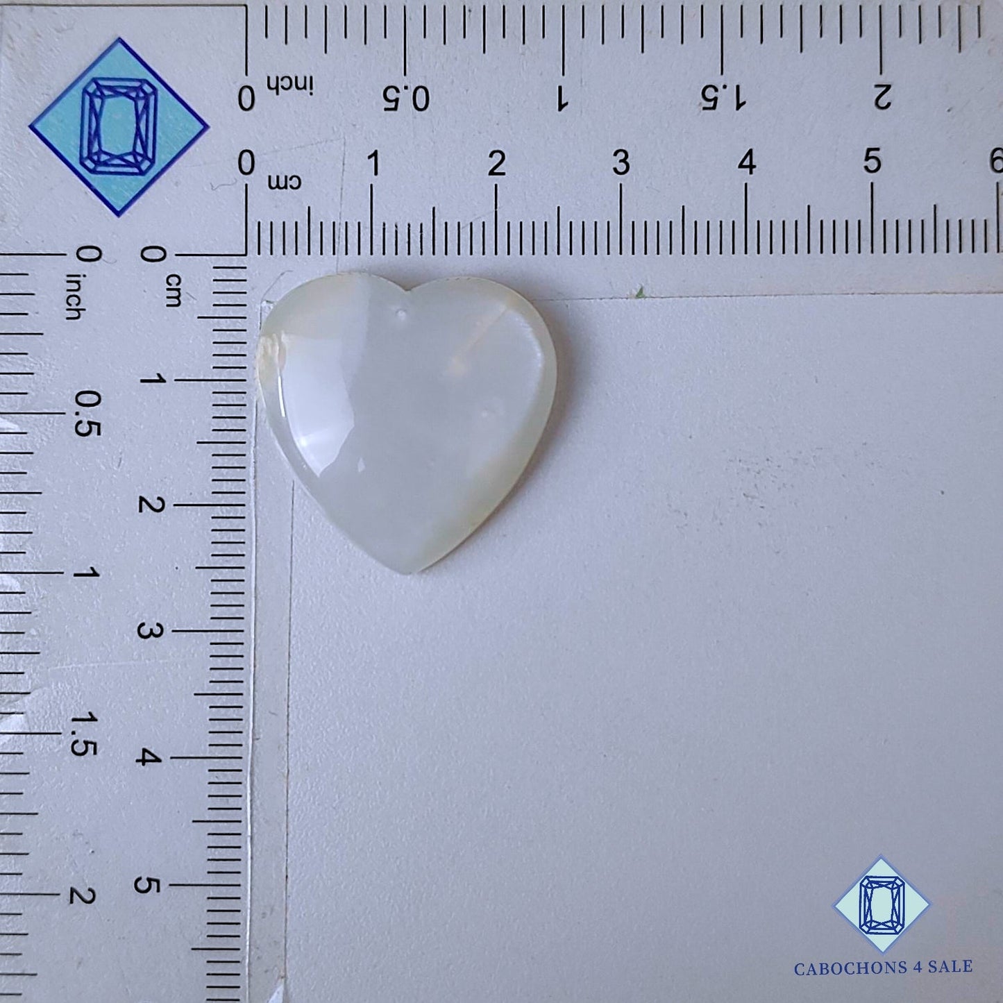 Natural Grey Moonstone Gemstone  Heart Carvings 23*24*6mm from Sri Lanka available for sale