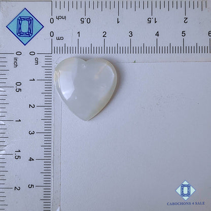 Natural Grey Moonstone Gemstone  Heart Carvings 23*24*6mm from Sri Lanka available for sale