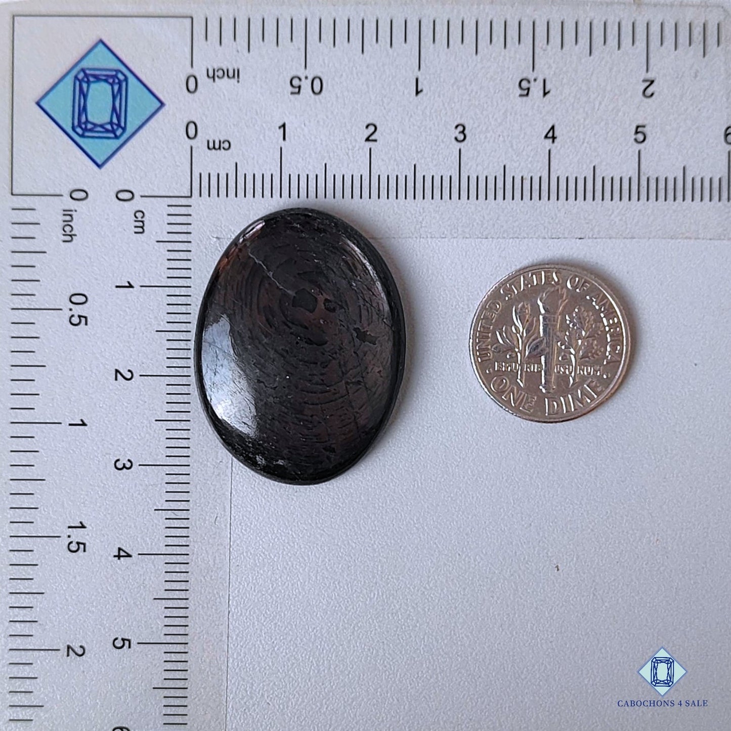 Natural Grey Ruby Star Gemstone Oval Cabochons 31*23*5mm from Myanmar  available for sale