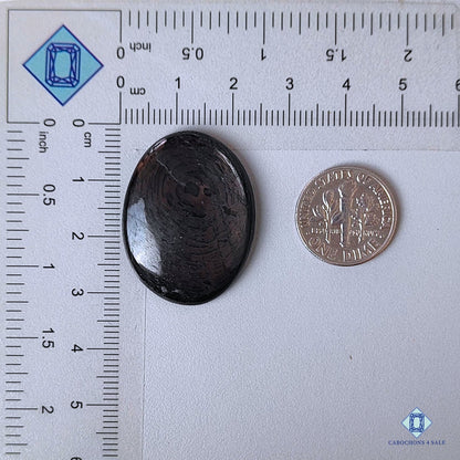 Natural Grey Ruby Star Gemstone Oval Cabochons 31*23*5mm from Myanmar  available for sale