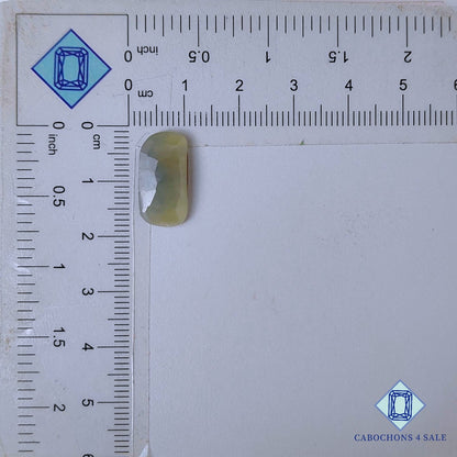 Natural Grey Sapphire Gemstone  Fancy Rose Cut 17*9*3mm from Myanmar available for sale