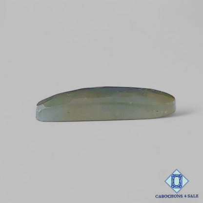 Natural Grey Sapphire Gemstone  Oval Rose Cut 17*9*3mm from Myanmar available for sale