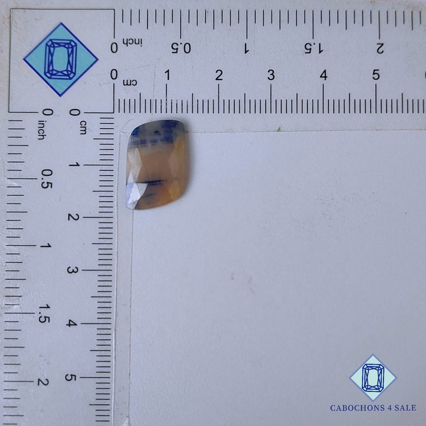 Natural Grey Sapphire Gemstone  Fancy Rose Cut 16*11*3mm from Myanmar available for sale