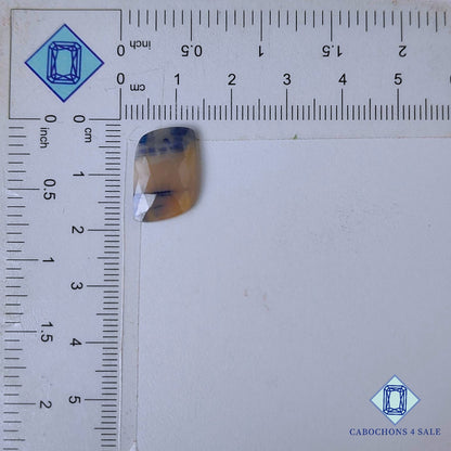 Natural Grey Sapphire Gemstone  Fancy Rose Cut 16*11*3mm from Myanmar available for sale