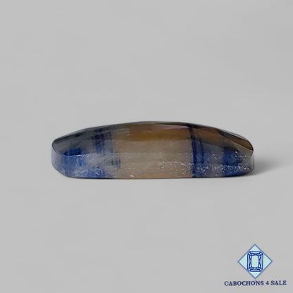 Natural Grey Sapphire Gemstone  Fancy Rose Cut 16*11*3mm from Myanmar available for sale