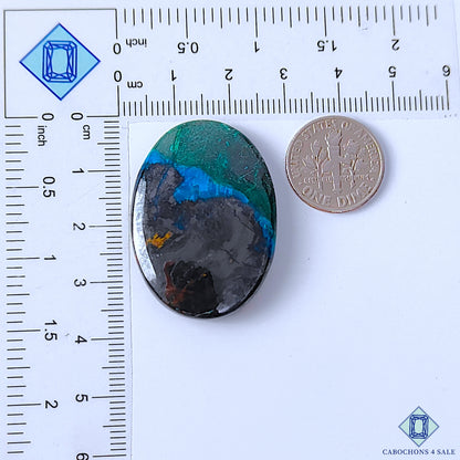 Gun Metal Azurite