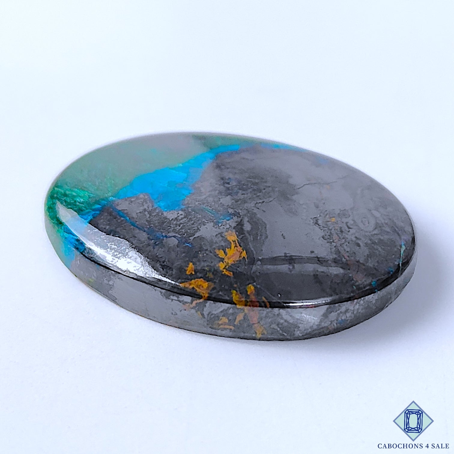Gun Metal Azurite